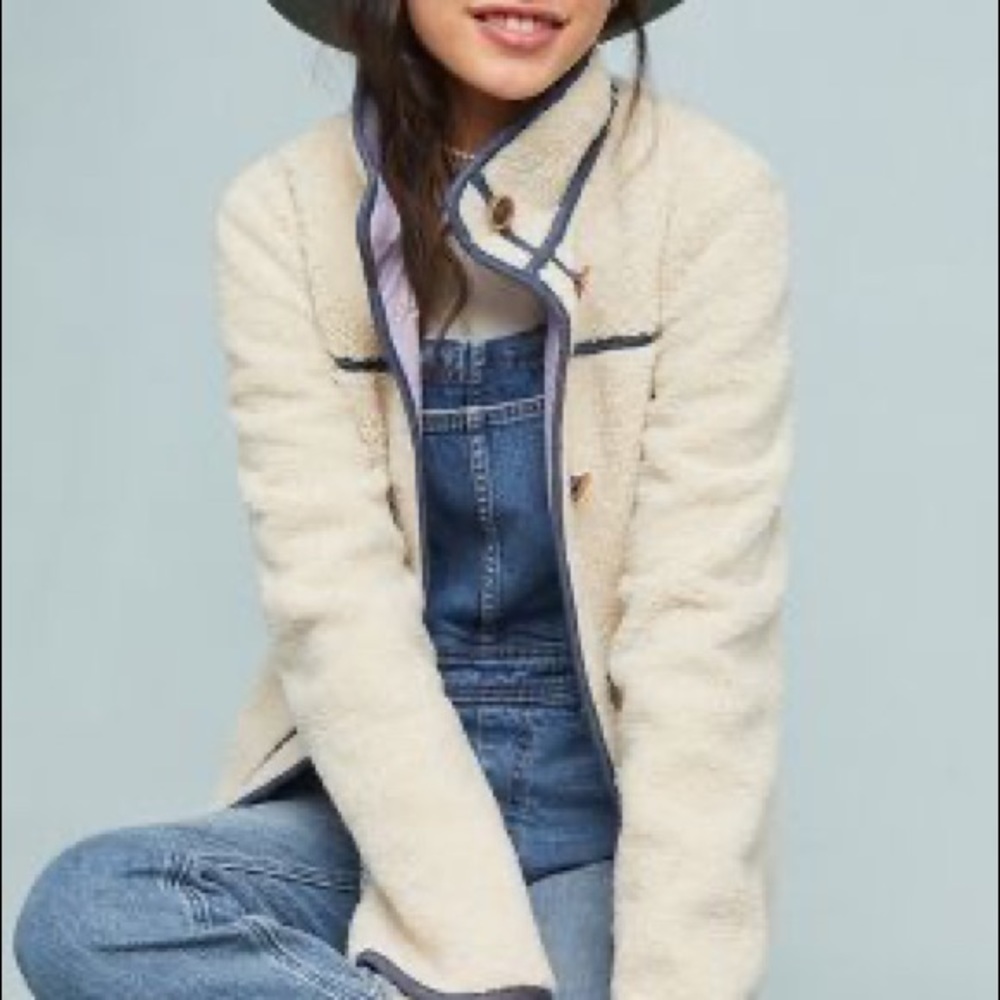 Scandinavian suede Sherpa jacket